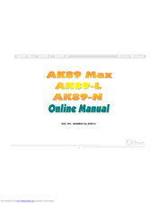 AOPEN AK89-N Manual