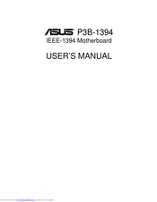 ASUS P3P-1394 User Manual