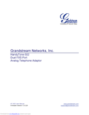 Grandstream Networks HandyTone-502 User Manual
