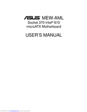 ASUS MEW-AML User Manual