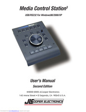 JLCooper Electronics Media Control Station 3 User Manual