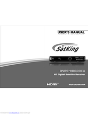 SatKing DVBS-HD600CA User Manual
