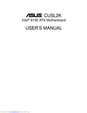 ASUS CUSL2K User Manual