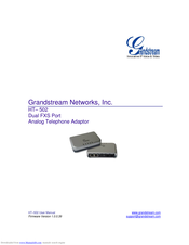 Grandstream Networks HT- 502 User Manual