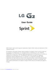 LG Sprint User Manual