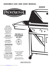 Char-Broil Professional 4632235 Use And Care Manual