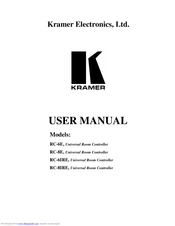Kramer RC-6E User Manual