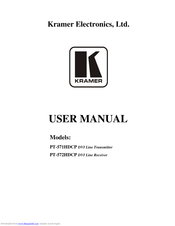 Kramer PT-572HDCP User Manual