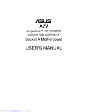 ASUS JUMPERFREE VC133 User Manual