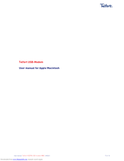 Telfort usb-modem User Manual