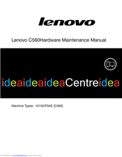 Lenovo ideaCentre C560 Hardware Maintenance Manual