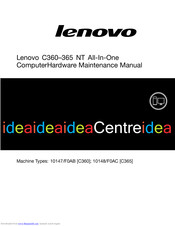 Lenovo ideaCentre C360 Hardware Maintenance Manual