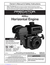 Harbor Freight Tools Predator 69784 Owner's Manual