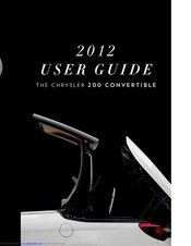 Chrysler 200 Convertible 2012 User Manual