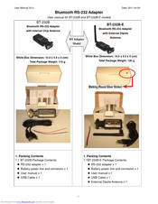 UCONNECT INTERNATIONAL BT-232B User Manual