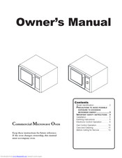 Amana Commercial Owner's Manual