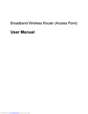 Zoltrix Wireless Router User Manual