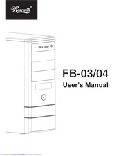Rosewill FB-04 User Manual