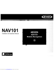 Jensen NAV101 Operation Manual