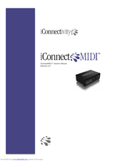 iConnectivity iConnect MIDI Owner's Manual