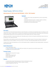 Tripp Lite NetCommander B070-016-19TAA Quick Manual