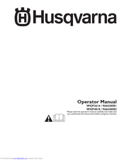 HUSQVARNA WGP3616 Operator's Manual