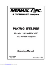 Thermal Arc Viking 210GM Operating Manual