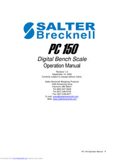 Salter Brecknell PC 150 Operation Manual