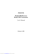PRAXSYM 5700 User Manual