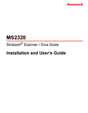 Honeywell StratosH MS2320 Installation And User Manual