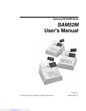 CRS SAM52M User Manual