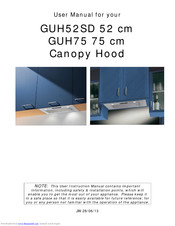 Think Appliances GUH52SD User Manual