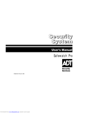 Adt SAFEWATCH PRO User Manual