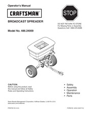 Craftsman 486.24009 Operator's Manual