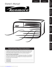 Kenmore 253-35568 Owner's Manual