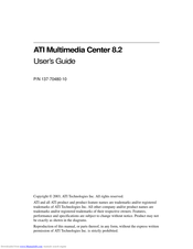 ATI Technologies MULTIMEDIA CENTER 8.2 User Manual