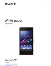 Sony Xperia Z1s C6916 Information