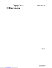 Electrolux EOB63103 User Manual