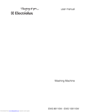 Electrolux EWS 86110W User Manual