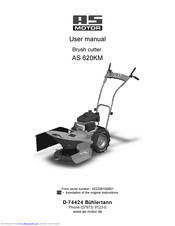 AS MOTOR AS 620KM User Manual