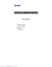 AVISION FB6000E User Manual