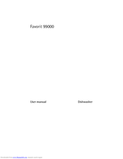 Electrolux Favorit 99000 User Manual