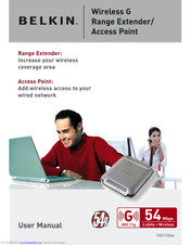 Belkin F5D7130uk User Manual