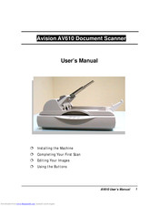 AVISION AV610 User Manual