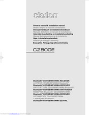 Clarion CZ500E Owner's Manual & Installation Manual