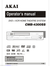 AKAI CMB-4300SS Operator's Manual