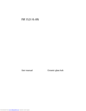 AEG Electrolux FM 7531 K-AN User Manual
