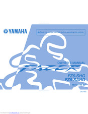 YAMAHA Fazer FZ6-SHG Owner's Manual