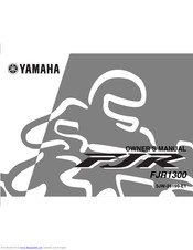 YAMAHA FJR1300 Owner's Manual