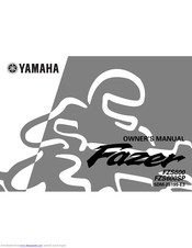 YAMAHA FAZER FZS600SP Owner's Manual